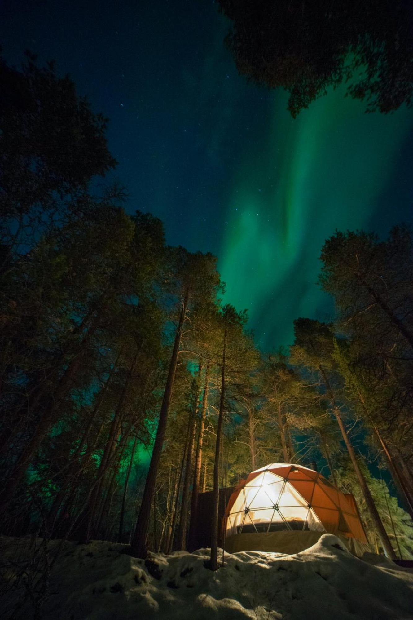 Glod Aurora Canvas Dome Alta Buitenkant foto