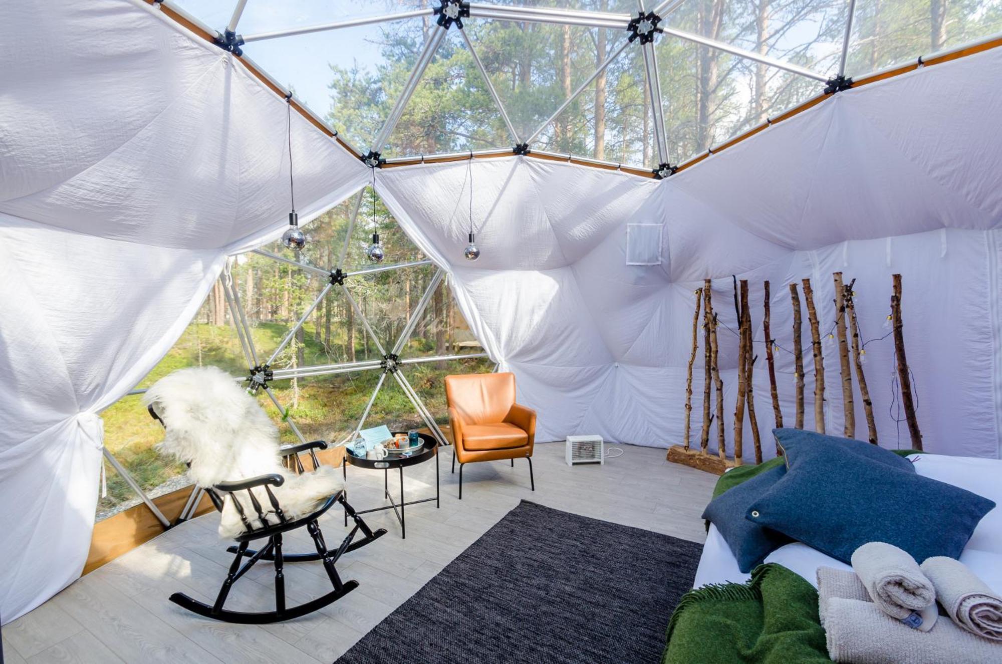 Glod Aurora Canvas Dome Alta Buitenkant foto